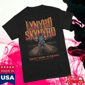 Lynyrd Skynyrd Store Merch Biker Black T-Shirt