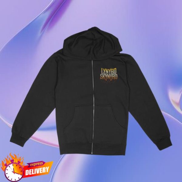 Lynyrd Skynyrd Store Merch Free Bird Zip Up Hoodie