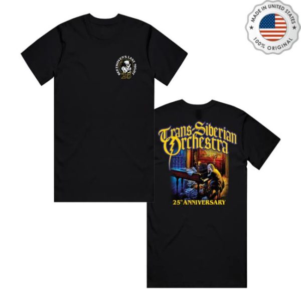 Tso Merch Store Merch Shop Beethoven 25Th Anniversary Tee