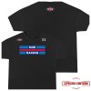 kenny dde merch garage store merch stripes and speed black tee qd
