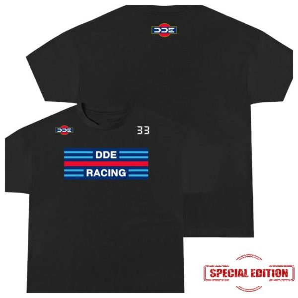 Dde Merch Garage Store Merch Stripes And Speed Black Tee