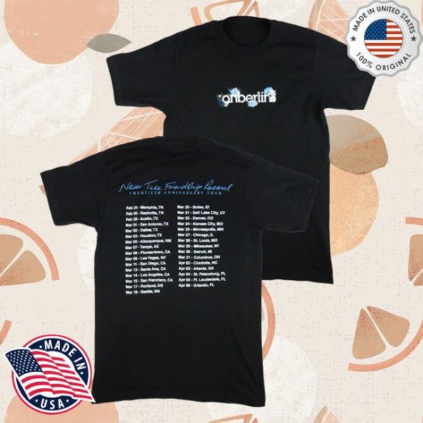 Anberlin Store Merch Anberlin 2025 Floral Tour Shirt