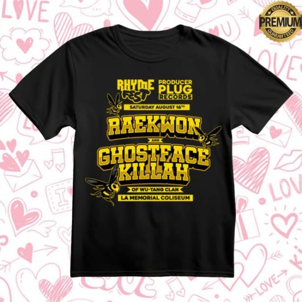 Producerpluguni Store Merch Raekwon X Ghostface Killah Rhyme Fest 2025 Exclusive T Shirt