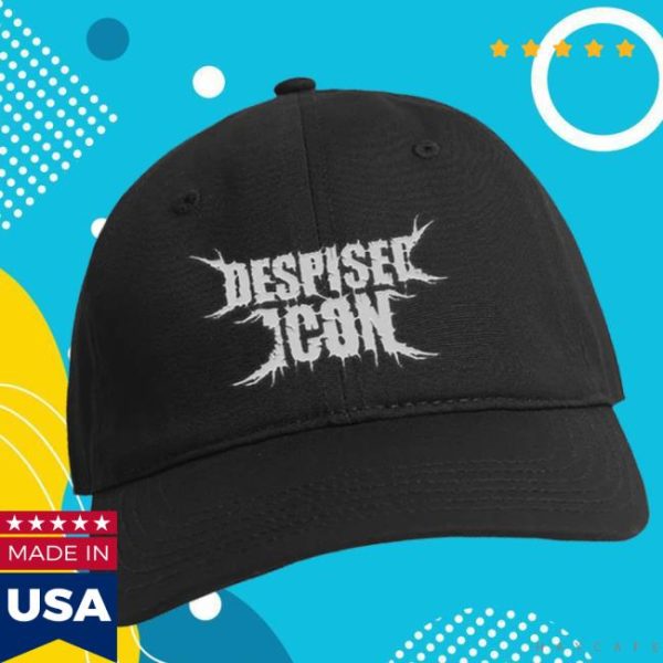 Indiemerchstore Merch Despised Icon Embroidered Logo Dad Black Hat