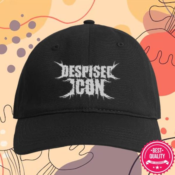 Indiemerchstore Merch Despised Icon Embroidered Logo Dad Black Hat