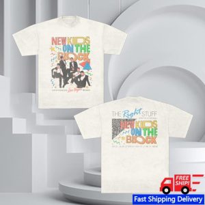 New Kids On The Block Merch Store The Right Stuff Las Vegas Vintage Photo Tee