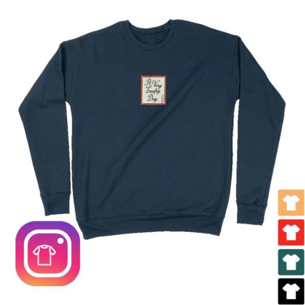 Laufey Music Merch Store A Very Laufey Day Crewneck