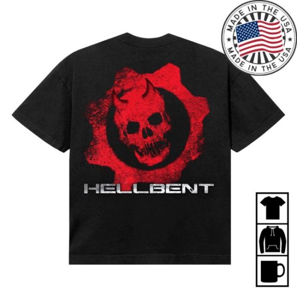 Hellbent Records Merch Store Shop Gears Of Hell Tee