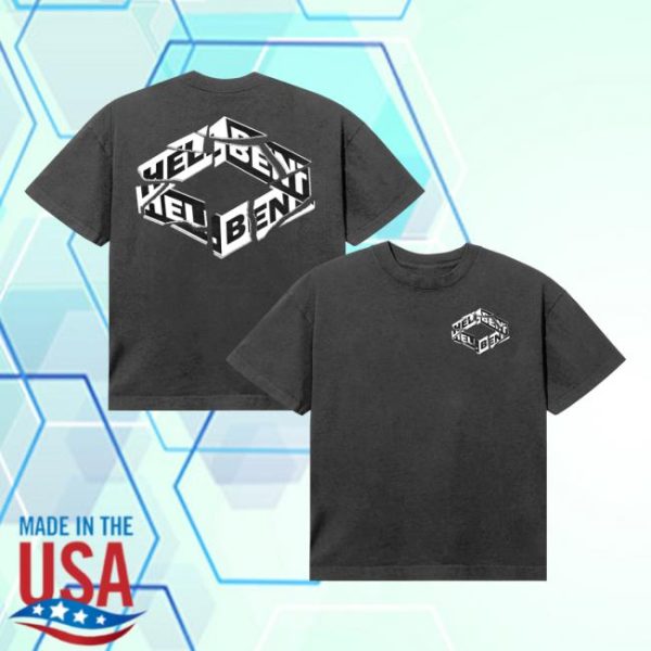 Hellbent Records Merch Store Shop Ripped Hellbent Logo Tee