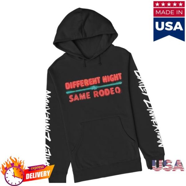 Bailey Zimmerman Music Store Merch Dnsr Black Pullover Hoodie