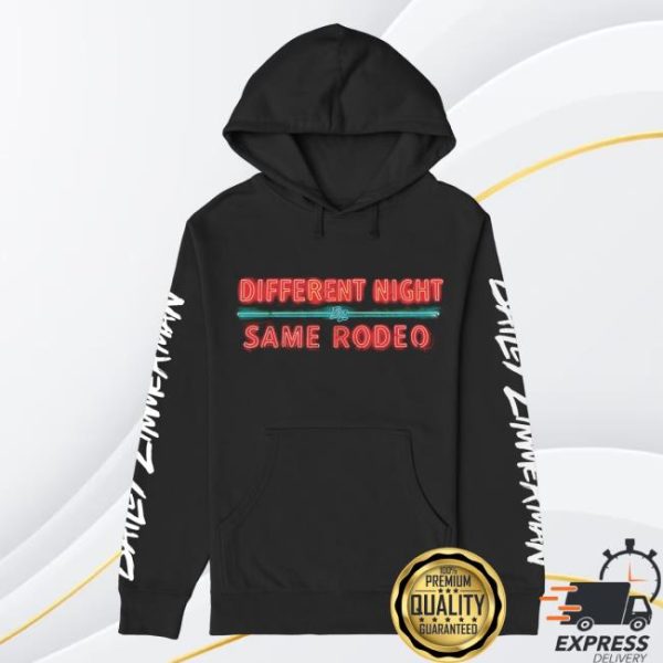 Bailey Zimmerman Music Store Merch Dnsr Black Pullover Hoodie