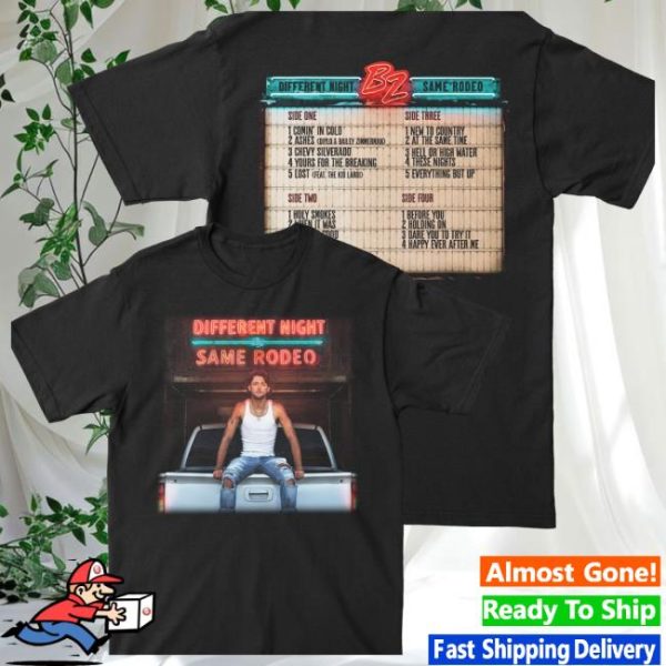 Bailey Zimmerman Music Store Merch Dnsr Cover Black Tee