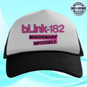 Blink 182 Store Merch Shop Missionary Impossible Tour Trucker Hat