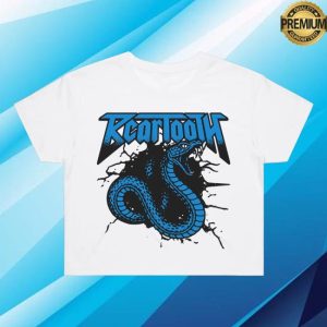 Beartooth Merch Store Shop Blue Snake Croptop