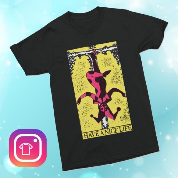 The Flenser Merch Store Shop Have A Nice Life Upside Down Guy Shirt