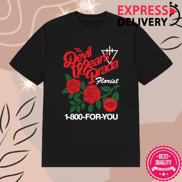 Tdwp Band Store Merch Florist Black Tee