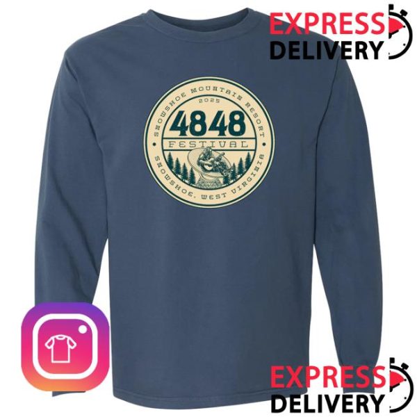 Press Press Merch Store 4848 ’25 Circle Logo Long-Sleeve Tee