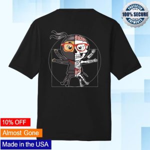 Ninja Nerd Store Merch Vitruvian Ninja Nerd Shirt