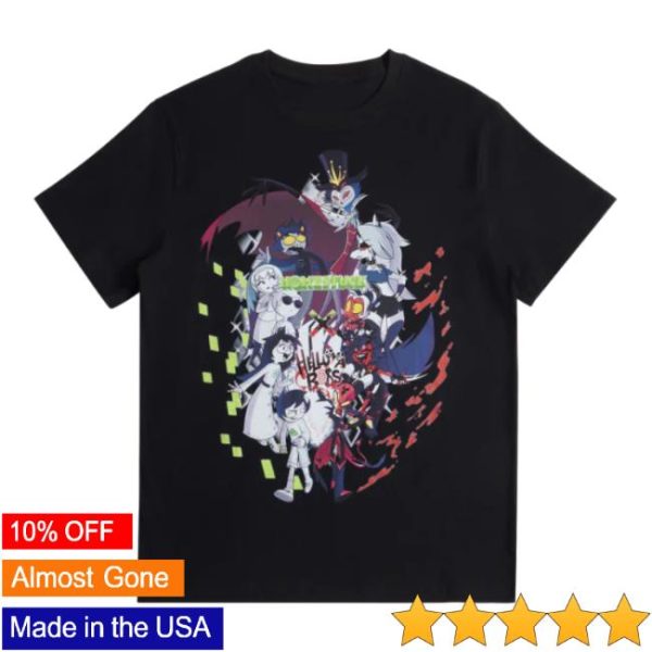 Stylish Occult Store Merch Helluva Boss X Homestuck T-Shirt