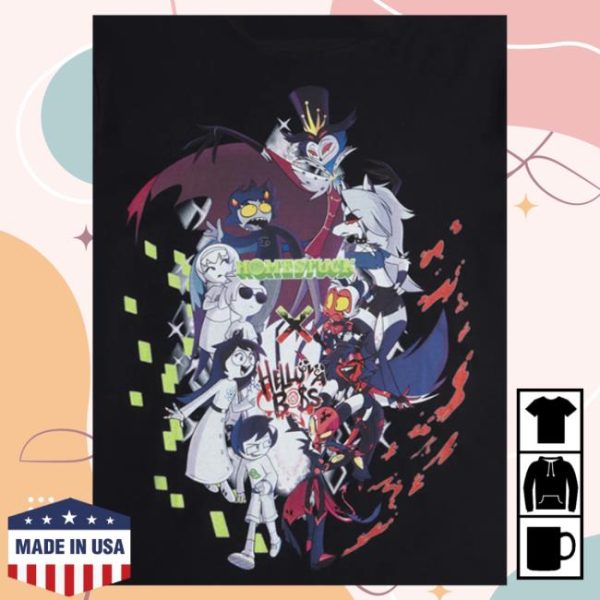Stylish Occult Store Merch Helluva Boss X Homestuck T-Shirt