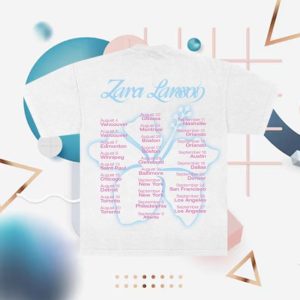 Zara Larsson Store Merch Sparkle Date Back Tour Tee