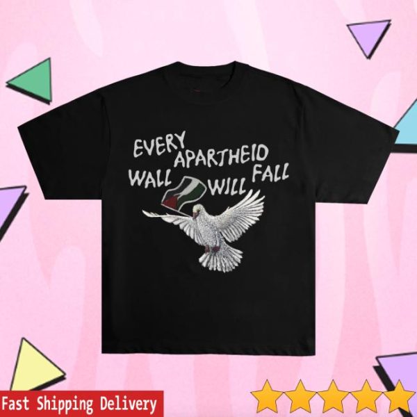 Chnge Store Merch Apartheid Walls Will Fall SS Black Tee
