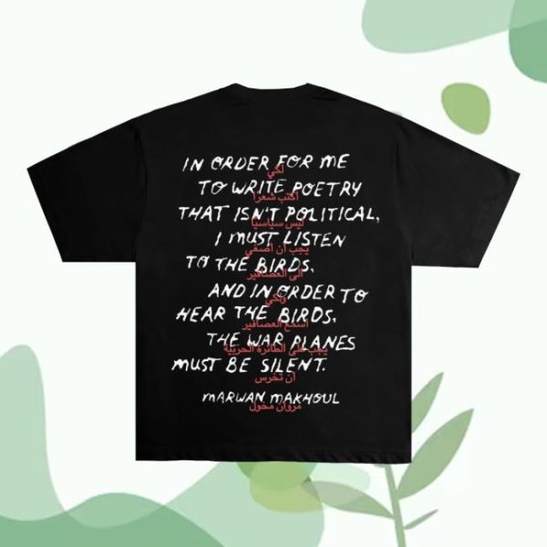 Chnge Store Merch Apartheid Walls Will Fall SS Black Tee