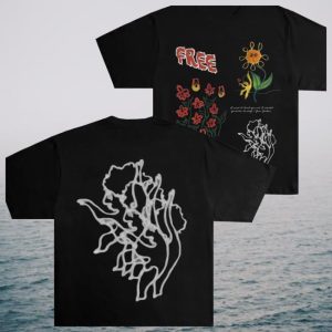 Chnge Store Merch Free Palestine SS Black Tee
