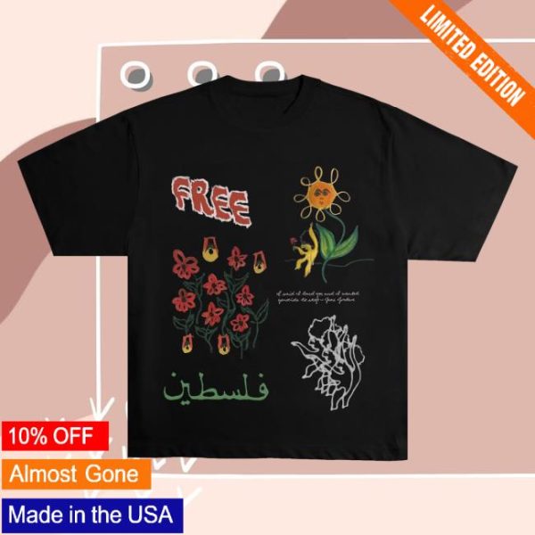 Chnge Store Merch Free Palestine SS Black Tee