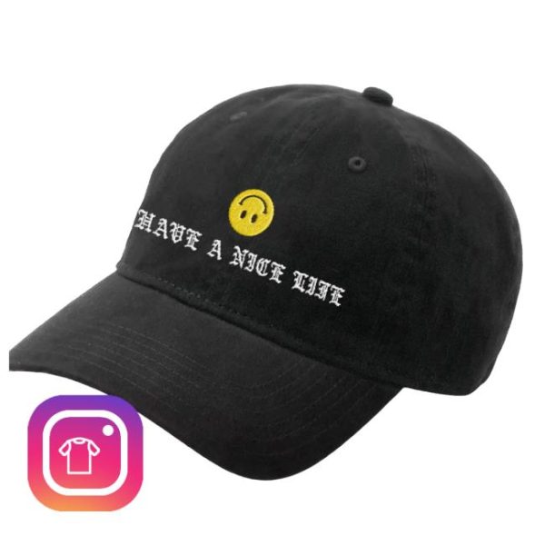 Nowflensing Store Merch Have A Nice Life Smile Hat