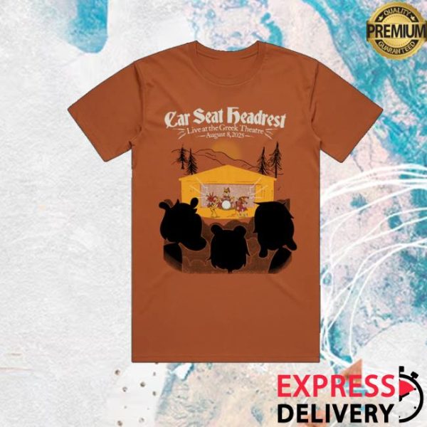 Car Seat Headrest Merch Store Punk Band Greek Theatre Los Angeles Tee