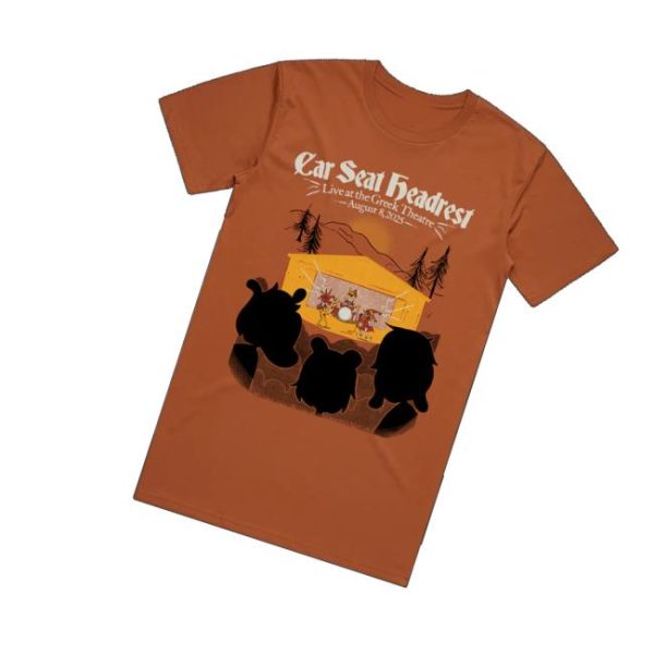 Car Seat Headrest Merch Store Punk Band Greek Theatre Los Angeles Tee