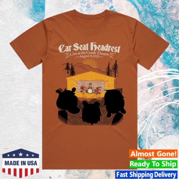 Car Seat Headrest Store Merch Shop Punk Band Greek Theatre Los Angeles Tee