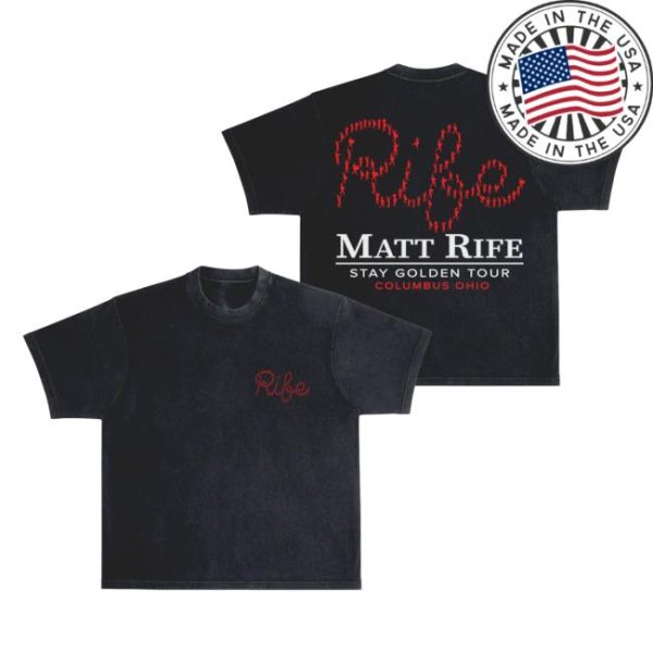 Matt Rife Official Store Merch Columbus Event T-Shirt