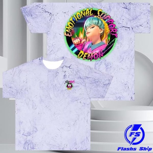 Haedal Designs Store Merch Saja Boys Emotional Support Demon T-Shirt