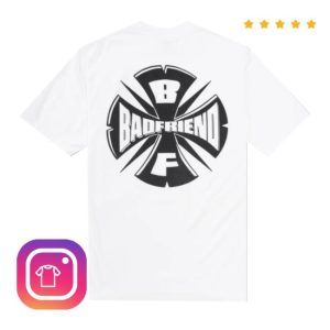 Lo Fi Store Merch Badfriend Knuckle White Tee