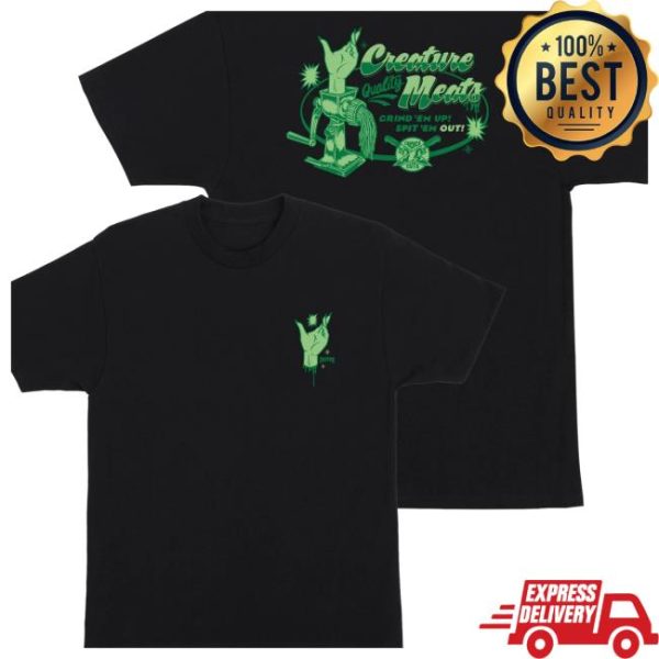 Nhs Skate Direct Store Merch Meat Grinder Mens Creature T-Shirt