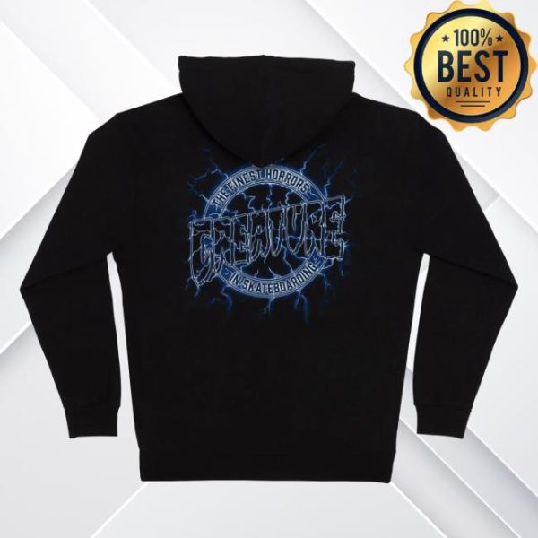Nhs Skate Direct Store Merch Finest Strike Mens Creature Zip Hoodie