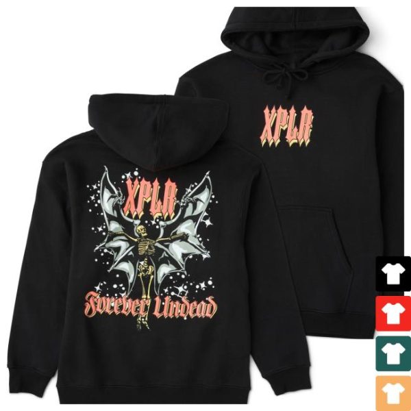 Xplr Store Shop Forever Undead Black Hoodie