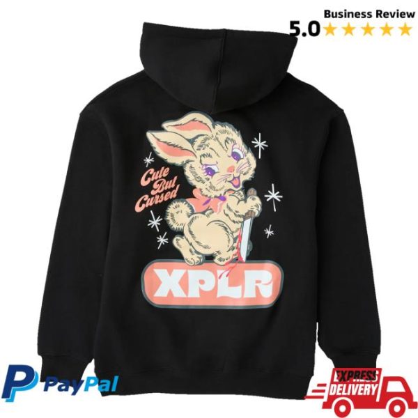 Official Xplr Shop By Sam And Colby Merch Store Cute But Cursed Hoodie