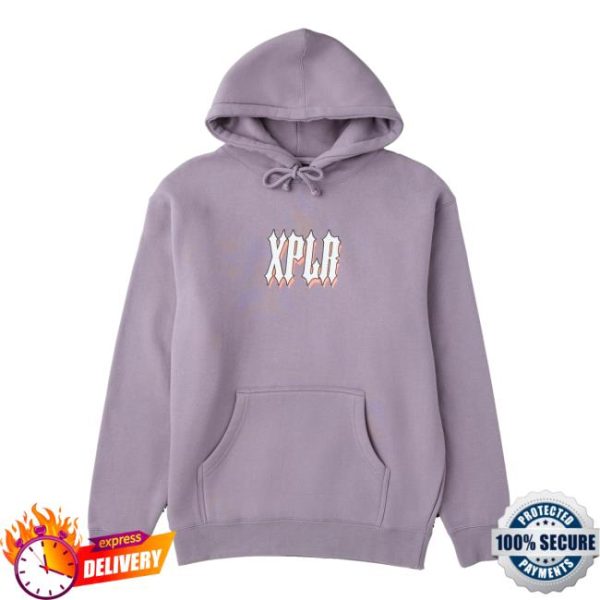 Official Xplr Shop By Sam And Colby Merch Store Forever Undead Hoodie Purple