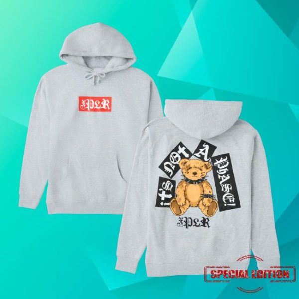 Official Xplr Shop By Sam And Colby Merch Store Not A Phase Hoodie Grey
