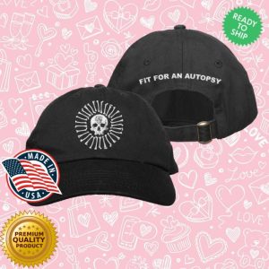 Fit For An Autopsy Merch Store Skull And Bone Dad Hat