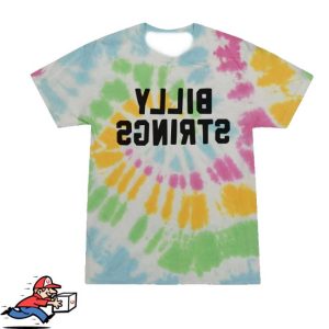 Billy Strings Store Merch Yllib Sgnirts Tie Dye Tee