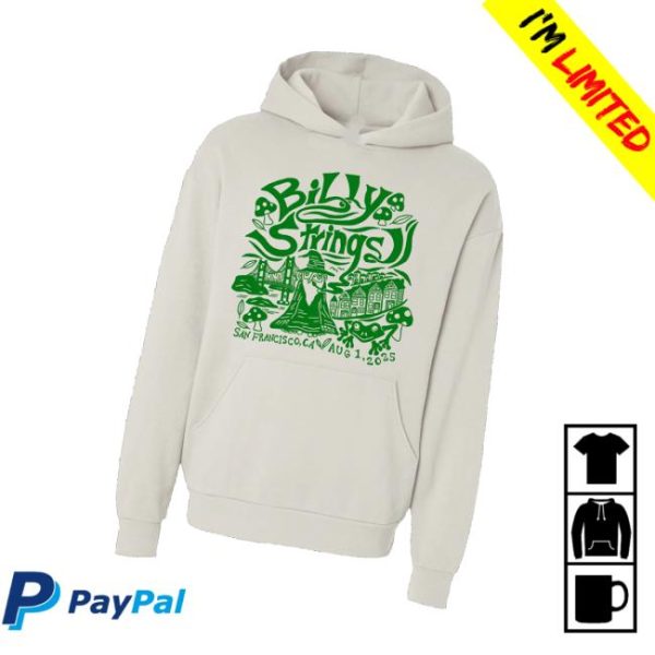 Billy Strings Store Merch San Francisco Wizard Hoodie