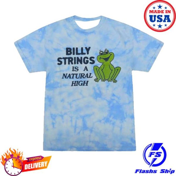 Billy Strings Store Merch Natural High Tie Dye Tee