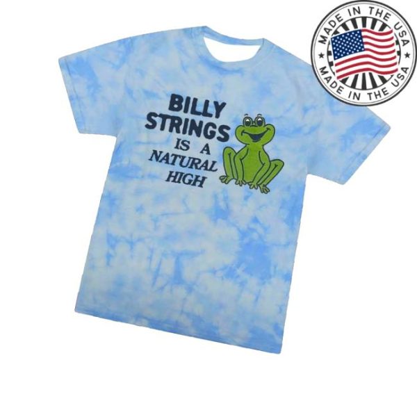 Billy Strings Store Merch Natural High Tie Dye Tee