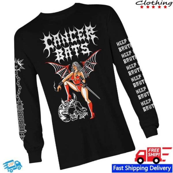 Cut Loose Merch Store Shop Cancer Bats Keep It Brutal Longsleeve