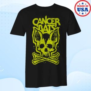 Cut Loose Merch Store Shop Cancer Bats Slime Bat Skull And Crossbones T-Shirt