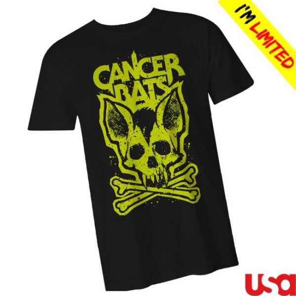 Cut Loose Merch Store Shop Cancer Bats Slime Bat Skull And Crossbones T-Shirt